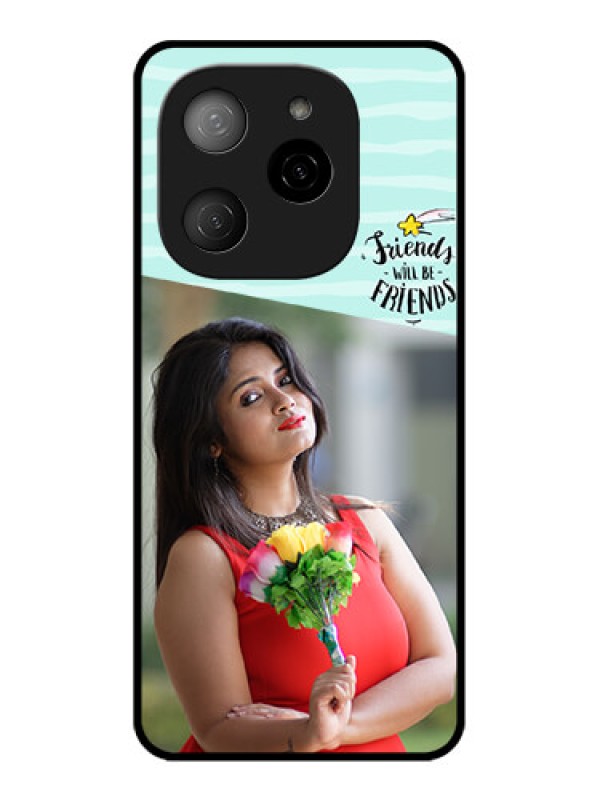 Custom Tecno Spark 20 Pro 5G Custom Metal Phone CaseFriends Picture Icon Design