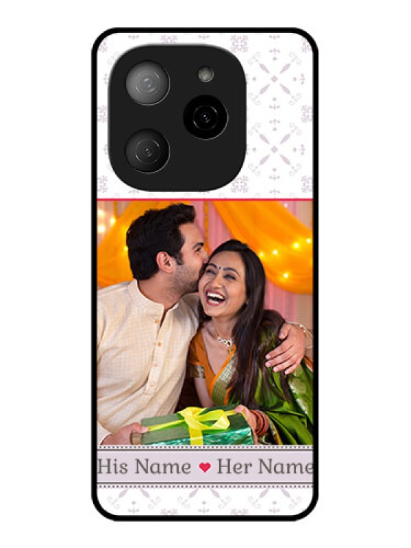 Custom Tecno Spark 20 Pro 5G Custom Metal Phone CaseWith Photo And Ethnic Design