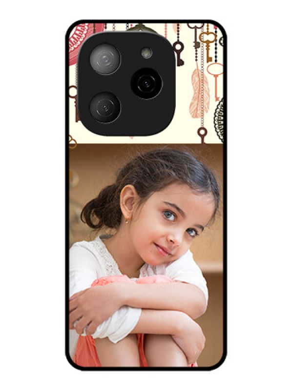 Custom Tecno Spark 20 Pro 5G Custom Metal Phone CaseBoho Style Design