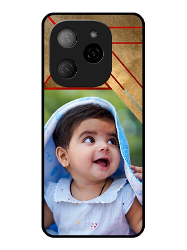 Custom Tecno Spark 20 Pro 5G Custom Metal Phone CaseGradient Abstract Texture Design