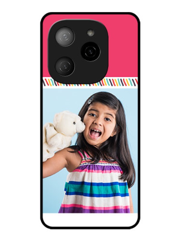 Custom Tecno Spark 20 Pro 5G Custom Metal Phone CaseLine Art Design