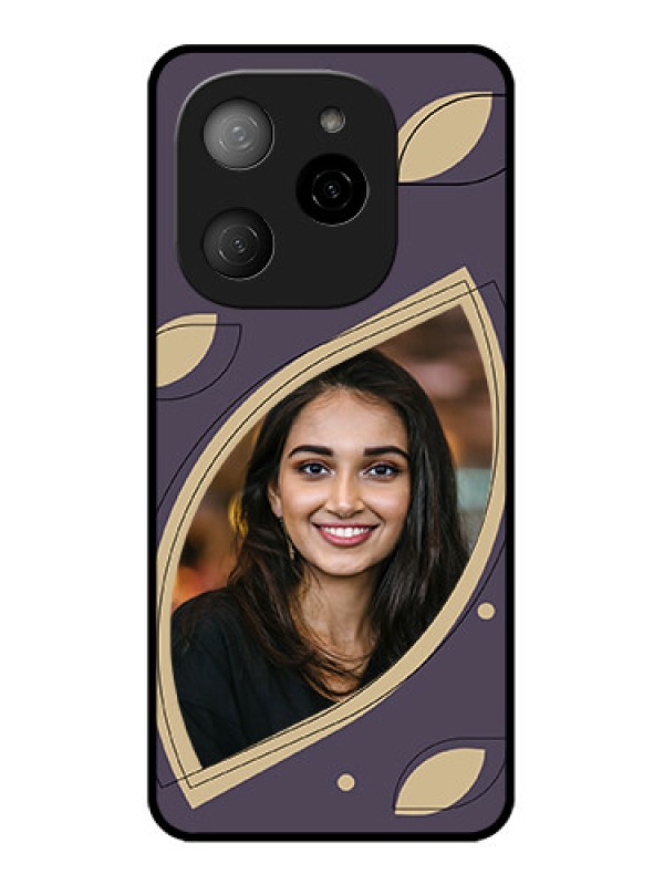 Custom Tecno Spark 20 Pro 5G Custom Metal Phone CaseFalling Leaf Design