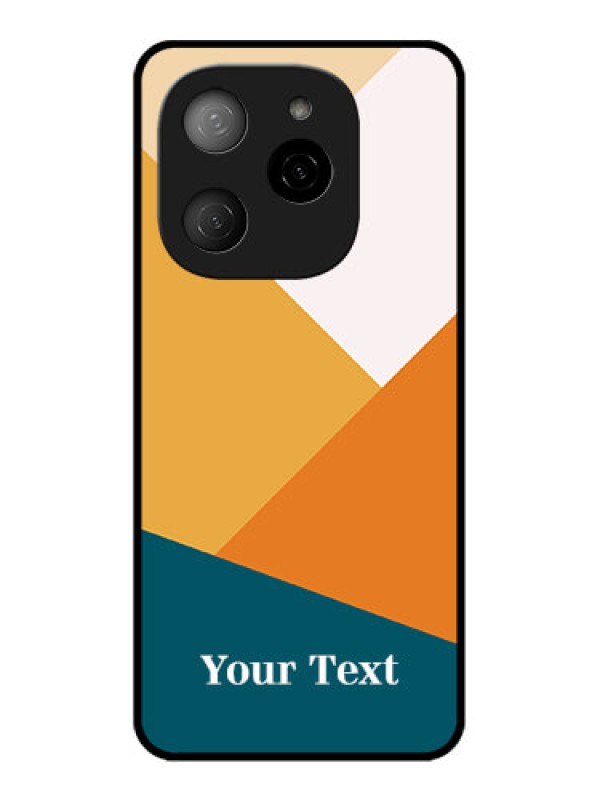 Custom Tecno Spark 20 Pro 5G Custom Metal Phone CaseStacked Multi - Colour Design