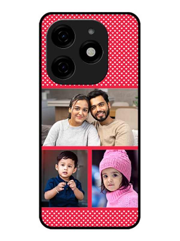 Custom Tecno Spark 20 Custom Metal Phone CaseBulk Photo Upload Design