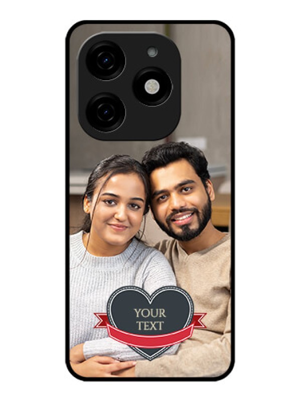 Custom Tecno Spark 20 Custom Metal Phone CaseJust Married Couple Design