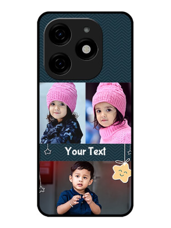 Custom Tecno Spark 20 Custom Metal Phone CaseHanging Stars Design