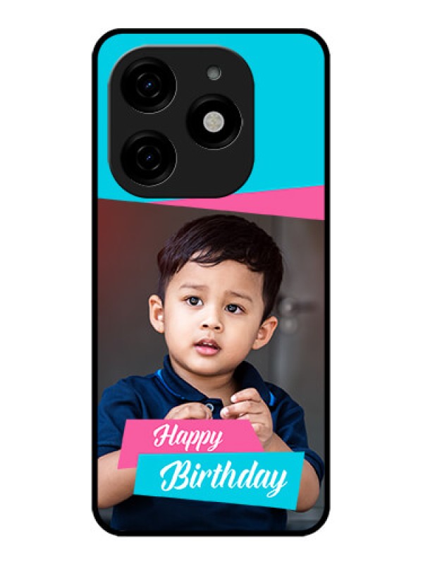 Custom Tecno Spark 20 Custom Metal Phone CaseImage Holder With 2 Color Design