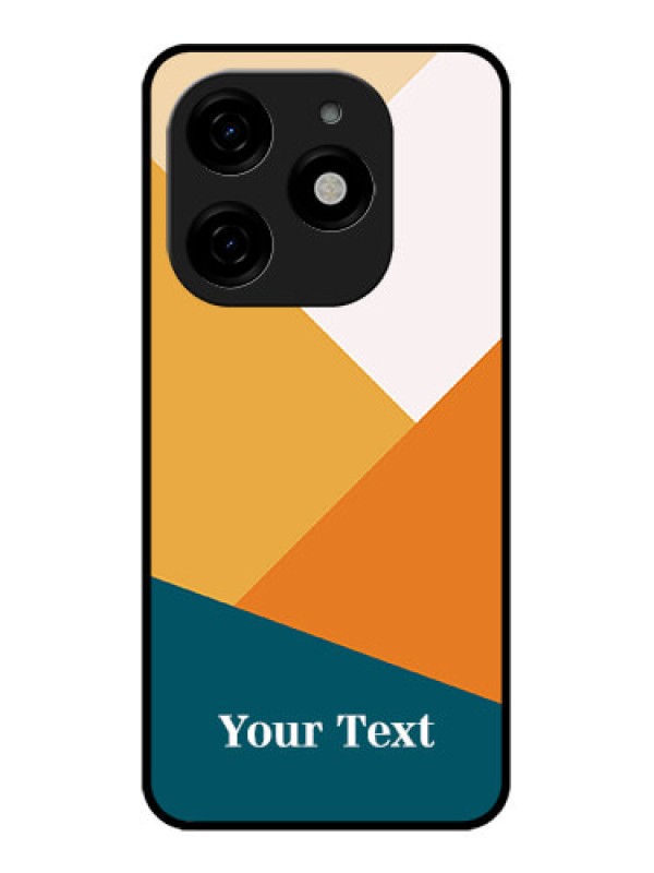 Custom Tecno Spark 20 Custom Metal Phone CaseStacked Multi - Colour Design