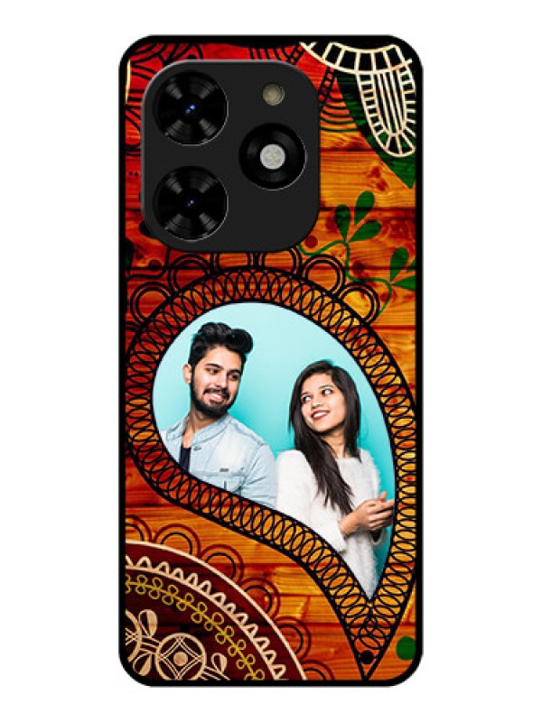 Custom Tecno Spark 20C Custom Metal Phone CaseAbstract Colorful Design