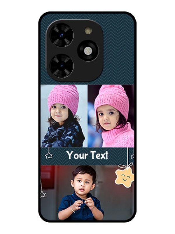 Custom Tecno Spark 20C Custom Metal Phone CaseHanging Stars Design