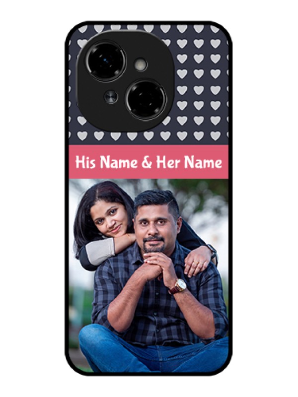 Custom Tecno Spark Go 1 Custom Metal Phone Case - Love Symbols Design