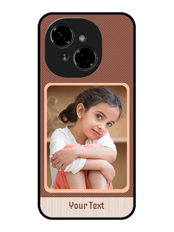 Custom Tecno Spark Go 1 Custom Metal Phone Case - Simple Pic Upload Design