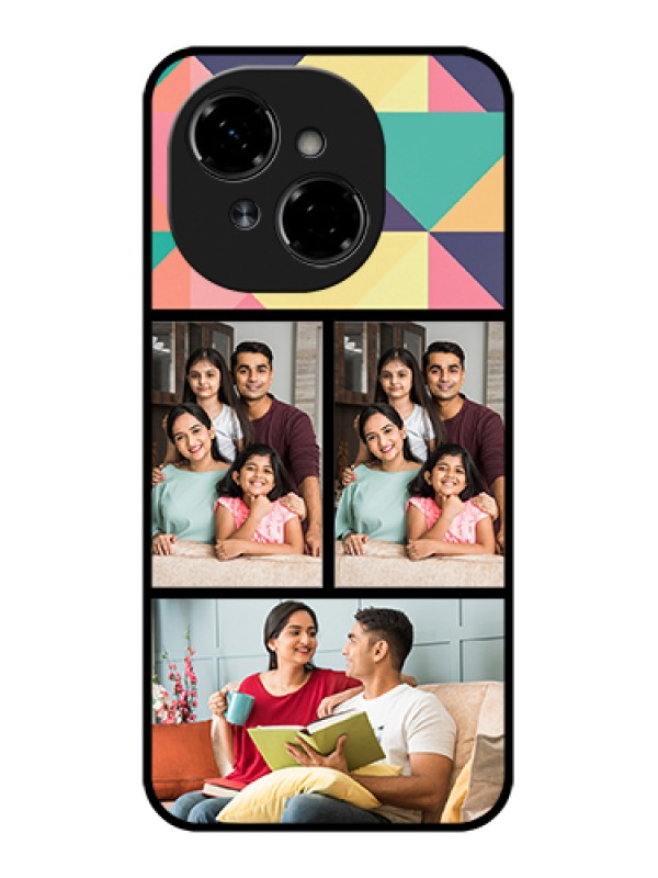 Custom Tecno Spark Go 1 Custom Metal Phone Case - Bulk Pic Upload Design