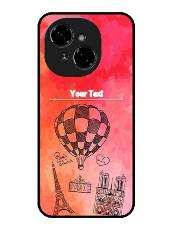 Custom Tecno Spark Go 1 Custom Metal Phone Case - Paris Theme Design