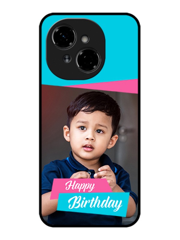 Custom Tecno Spark Go 1 Custom Metal Phone Case - Image Holder With 2 Color Design