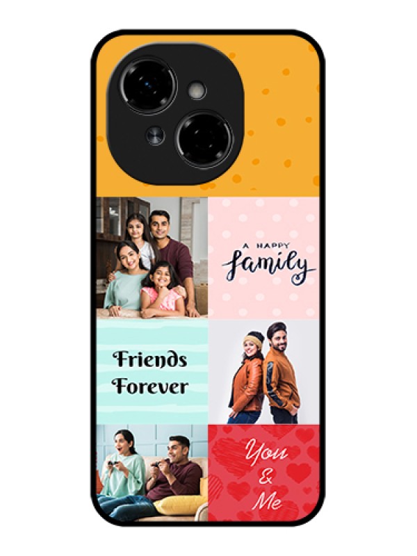 Custom Tecno Spark Go 1 Custom Metal Phone Case - Images With Quotes Design