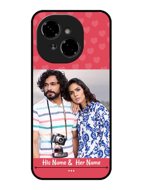 Custom Tecno Spark Go 1 Custom Metal Phone Case - Simple Love Design