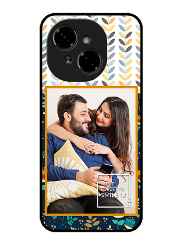 Custom Tecno Spark Go 1 Custom Metal Phone Case - Pattern Design