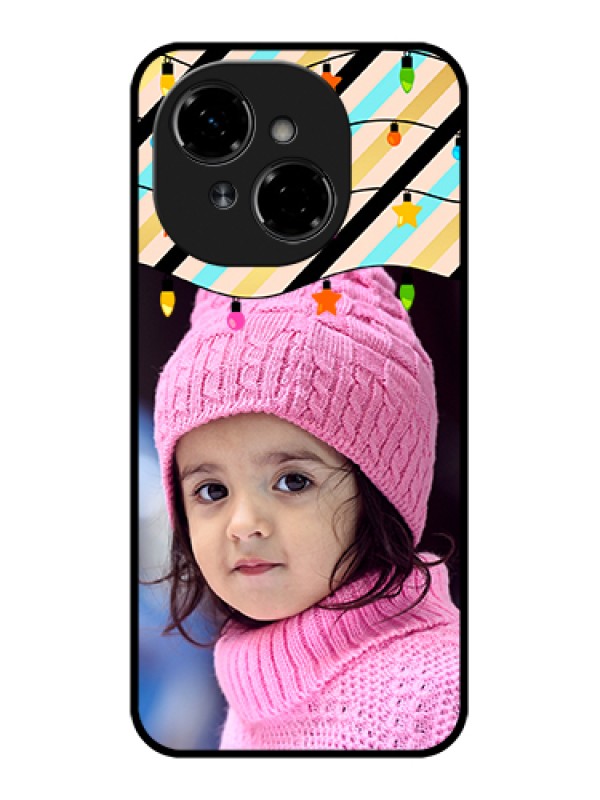 Custom Tecno Spark Go 1 Custom Metal Phone Case - Lights Hanging Design