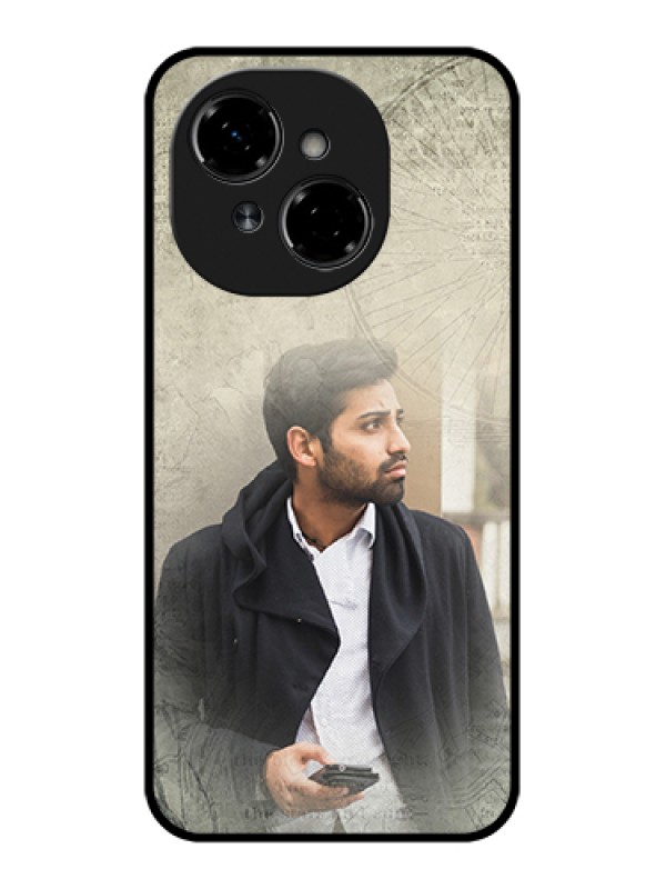 Custom Tecno Spark Go 1 Custom Metal Phone Case - With Vintage Design