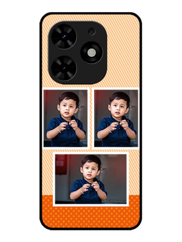 Custom Tecno Spark Go 2024 Custom Metal Phone CaseBulk Photos Upload Design