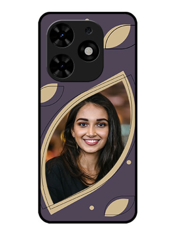 Custom Tecno Spark Go 2024 Custom Metal Phone CaseFalling Leaf Design