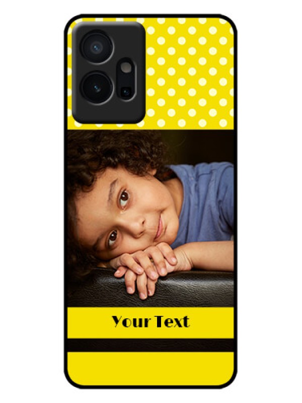 Custom Vivo T1 5G Custom Metal Phone Case - Bright Yellow Case Design