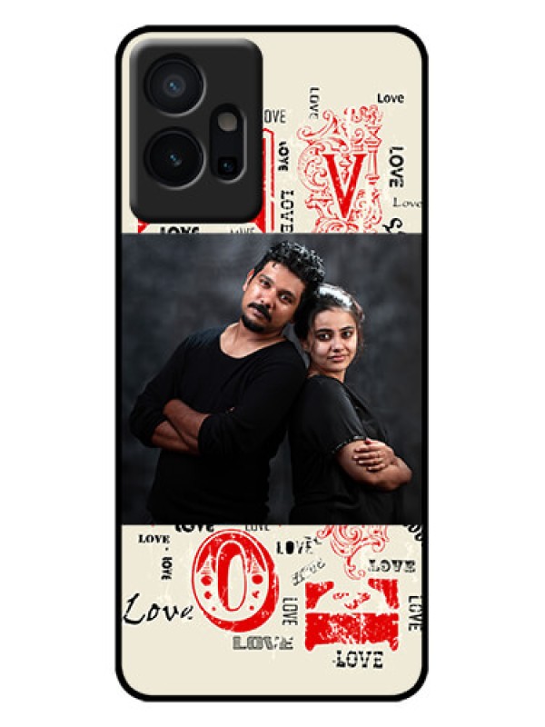 Custom Vivo T1 5G Custom Metal Phone Case - Trendy Love Design Case