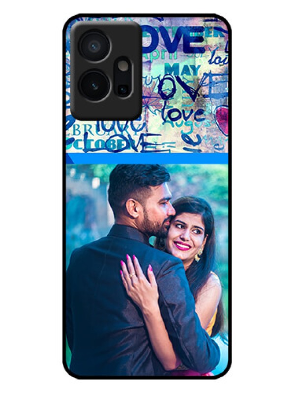 Custom Vivo T1 5G Custom Metal Phone Case - Colorful Love Design