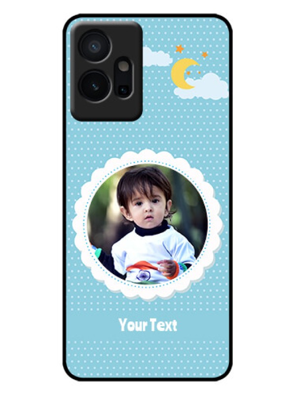 Custom Vivo T1 5G Custom Metal Phone Case - Violet Pattern Design