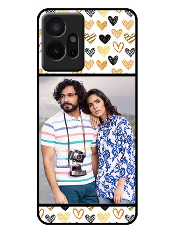 Custom Vivo T1 5G Custom Metal Phone Case - Love Symbol Design