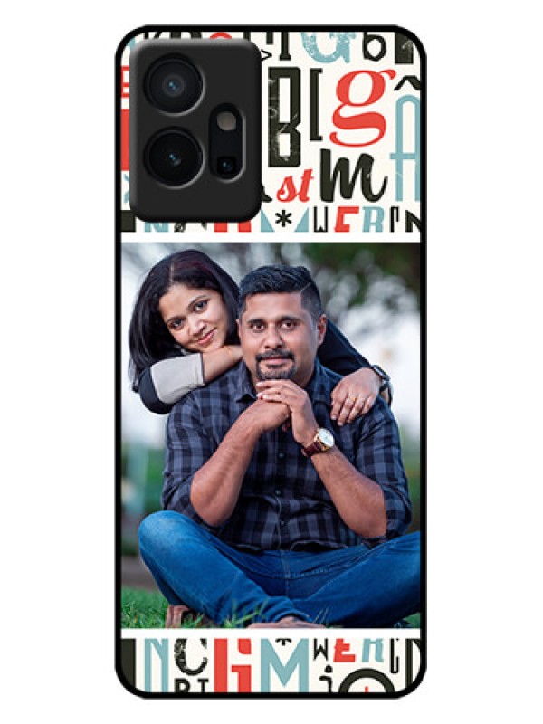 Custom Vivo T1 5G Custom Metal Phone Case - Alphabet Design