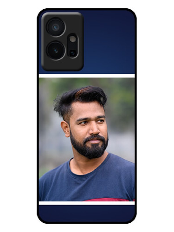 Custom Vivo T1 5G Custom Metal Phone Case - Simple Royal Blue Design