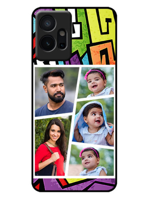 Custom Vivo T1 5G Custom Metal Phone Case - Graffiti Pattern Design