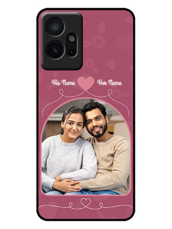 Custom Vivo T1 5G Custom Metal Phone Case - Love Floral Design