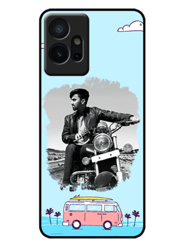 Custom Vivo T1 5G Custom Metal Phone Case - Travel and Adventure Design