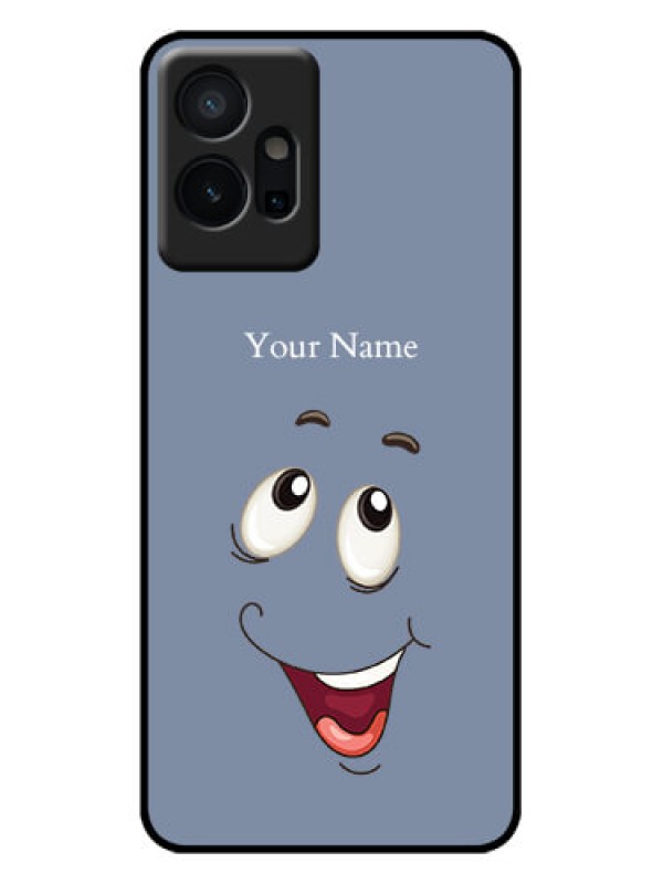 Custom Vivo T1 5G Custom Metal Phone Case - Laughing Cartoon Face Design