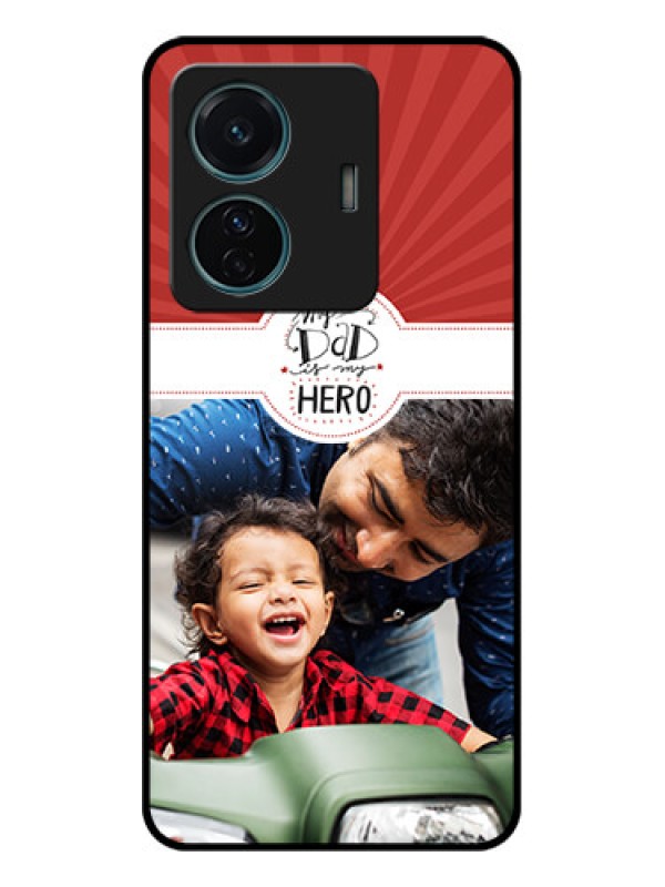 Custom Vivo T1 Pro 5G Custom Metal Phone Case - My Dad Hero Design