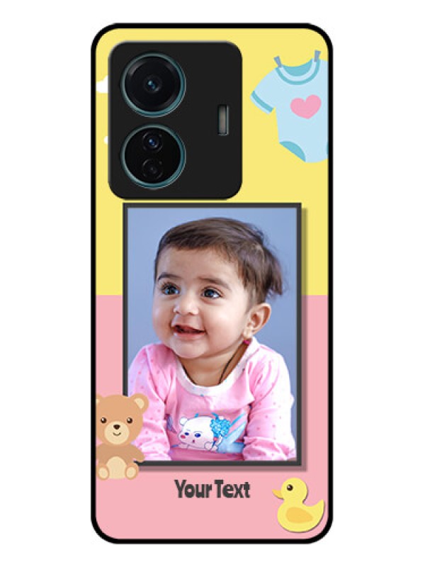 Custom Vivo T1 Pro 5G Custom Metal Phone Case - Kids 2 Color Design