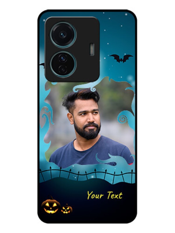 Custom Vivo T1 Pro 5G Custom Metal Phone Case - Halloween Frame Design