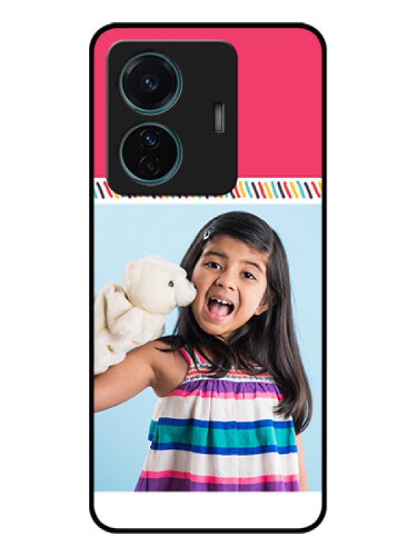 Custom Vivo T1 Pro 5G Custom Metal Phone Case - Line Art Design