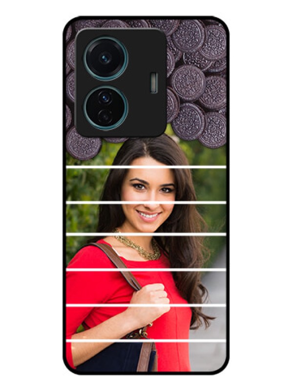 Custom Vivo T1 Pro 5G Custom Metal Phone Case - With Oreo Biscuit Design