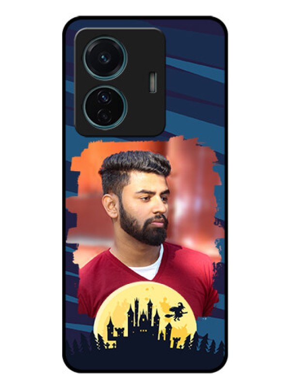 Custom Vivo T1 Pro 5G Custom Metal Phone Case - Halloween Witch Design