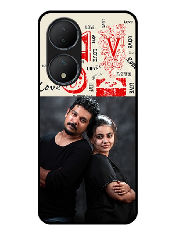 Custom Vivo T2 5G Custom Metal Phone Case - Trendy Love Design Case