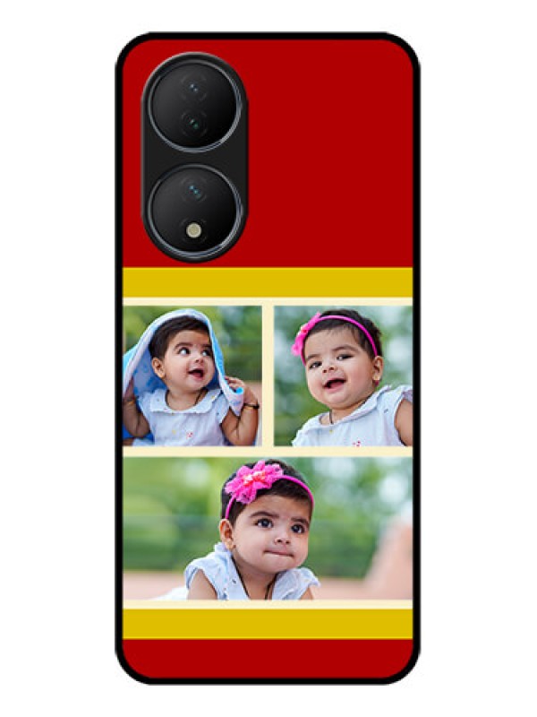 Custom Vivo T2 5G Custom Metal Phone Case - Multiple Pic Upload Design