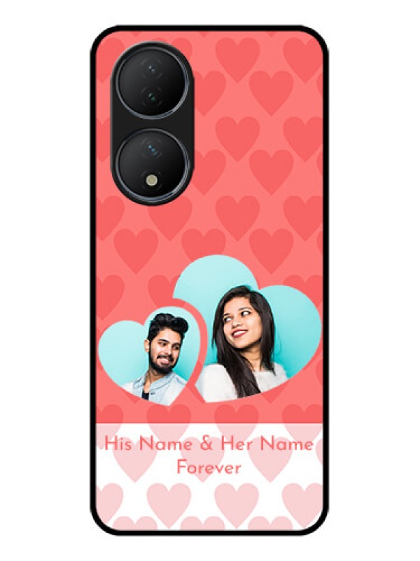 Custom Vivo T2 5G Custom Metal Phone Case - Couple Pic Upload Design