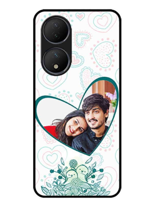 Custom Vivo T2 5G Custom Metal Phone Case - Premium Couple Design