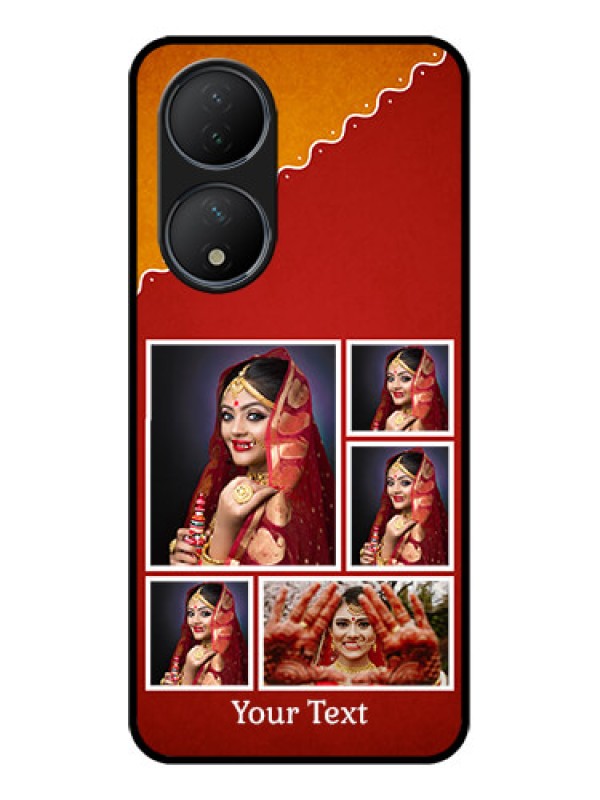 Custom Vivo T2 5G Custom Metal Phone Case - Wedding Pic Upload Design