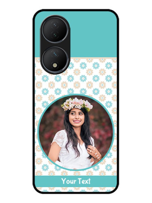 Custom Vivo T2 5G Custom Metal Phone Case - Beautiful Flowers Design