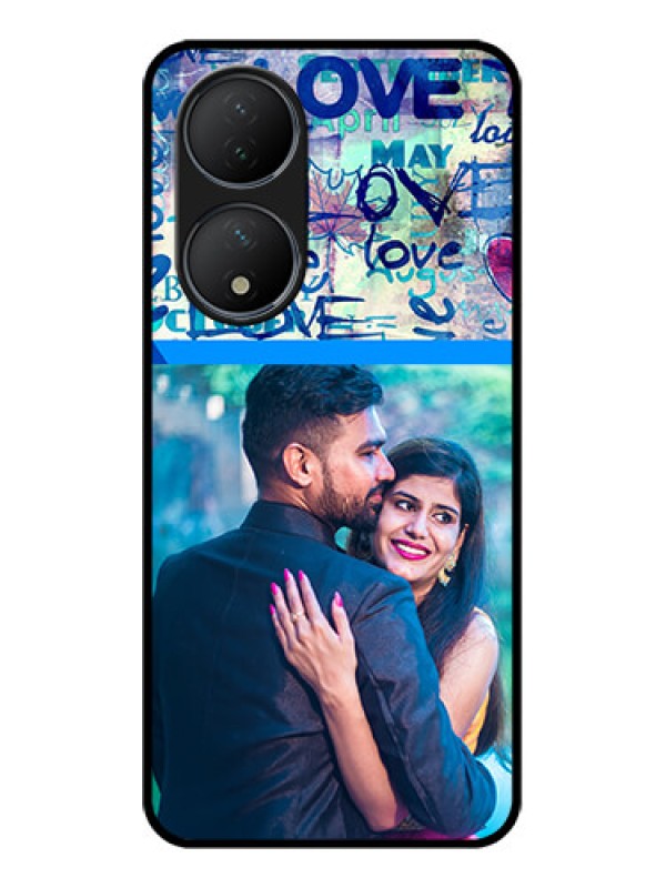 Custom Vivo T2 5G Custom Metal Phone Case - Colorful Love Design